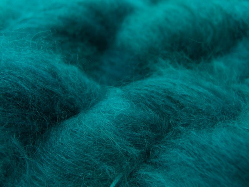 Deep teal blue kidsilk laceweight yarn. Hand-dyed by Triskelion Yarn