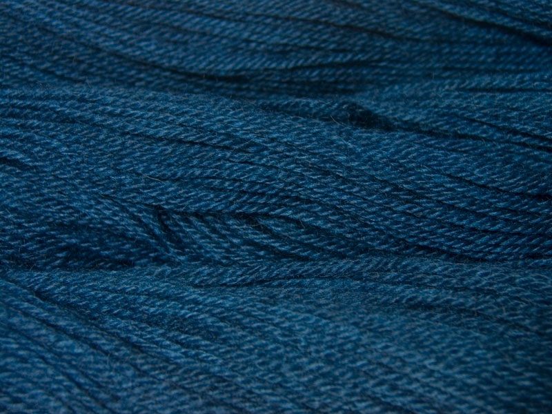 Gloaming - Semi-solid dark blue, with cobalt, sea blue and dark grey tones Bluefaced Leicester (BFL) / Gotland dlouble knit (DK) yarn. Hand-dyed by Triskelion Yarn