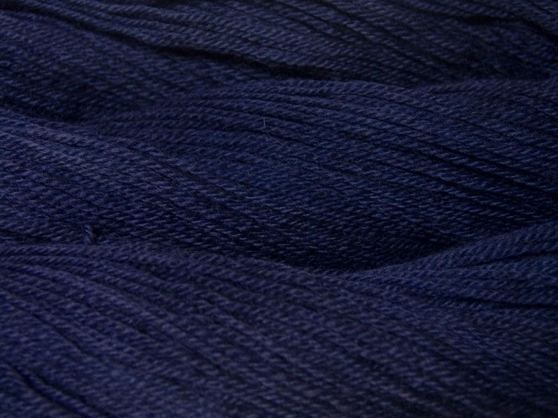 Night Watch - Semi-solid deep blue-violet with cobalt tones Bluefaced Leicester (BFL) / Gotland dlouble knit (DK) yarn. Hand-dyed by Triskelion Yarn