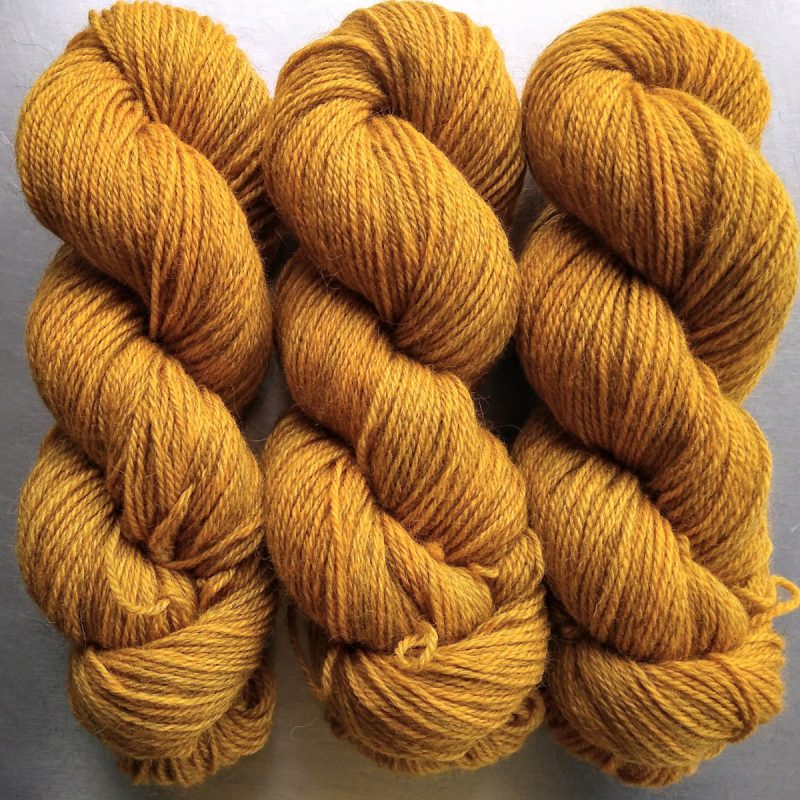Crocus golden orange hand-dyed by Triskelion Yarn