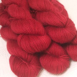 hand-dyed Wensleydale DK/ Double Knit yarn. Hand-dyed by Triskelion Yarn