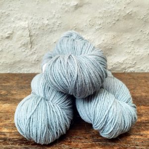 Rainwashed – Pale aqua green 4-ply/fingering Peruvian Highland wool sock yarn. Hand-dyed by Triskelion Yarn.