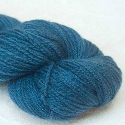 Arawn - Semi-solid to solid deep royal blue organic Merino DK/ Double Knit yarn. Hand-dyed by Triskelion Yarn