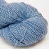 Periwinkle - Pale violet-blue extra fine Merino 4-ply / fingering weight yarn. Hand-dyed by Triskelion Yarn.