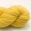 Indian Summer - Light sunny yellow Corriedale heavy DK/worsted weight yarn. Hand-dyed by Triskelion Studio.