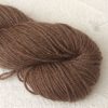 Taliesin – Light warm taupe with a fawn undertone Bluefaced Leicester (BFL) / Gotland aran weight yarn. Hand-dyed by Triskelion Yarn