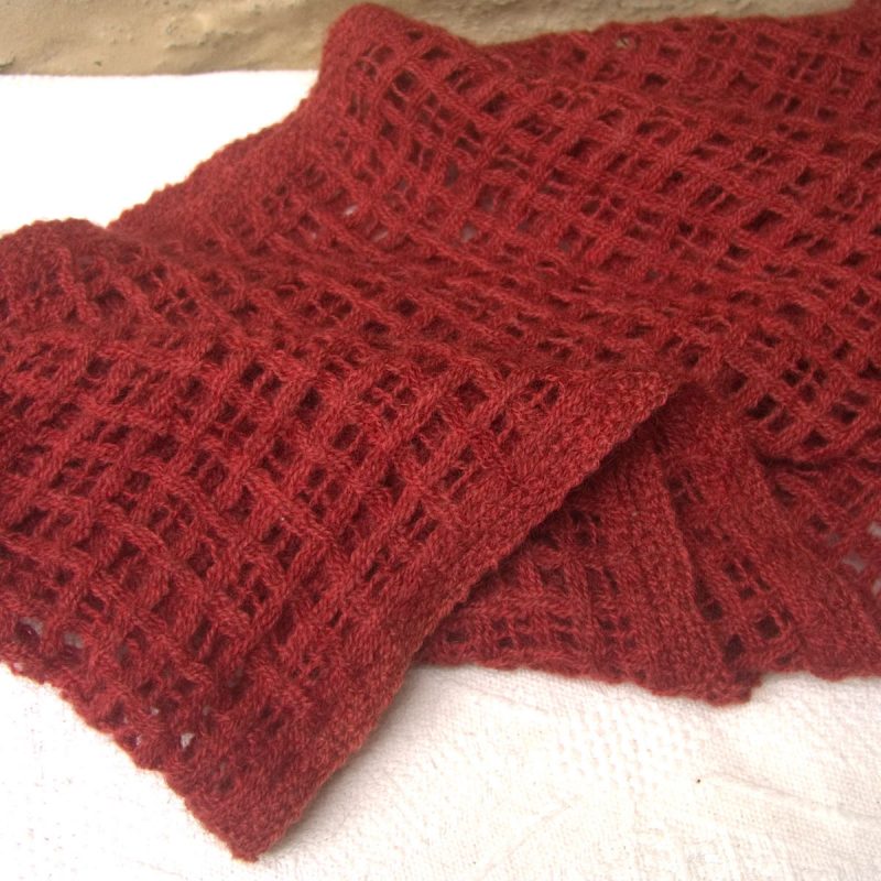 Swedish Lace Shawl in Mama Qucha Karenia