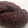 Philosopher's Stone - warm chocolate brown with bergundy undertones Bluefaced Leicester double knit (DK) singles yarn hand-dyed by Triskelion Yarns